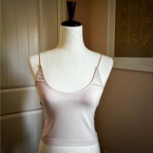 Out From Under (Urban Outfitters) Ballet Pink Lace-Back Camisole